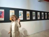 Valeria Golino visita la mostra Volonté
